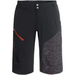 Kraťasy Vaude Slickrock - pánské, volné, černo-šedá
