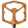 Pedály Crankbrothers Stamp 7 Large - hliníková platforma 114x111 mm, pro 43-49 EU, oranžová - 1