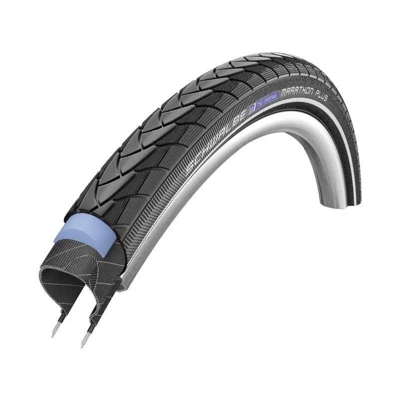 Plášť Schwalbe Marathon Plus 28x1,00 (25-622) HS440 Performance SmartGuard - drát, černá, reflex