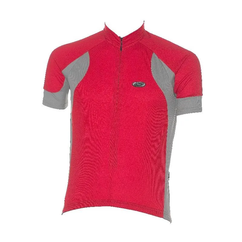 Dres BBB BBW-53 Duo Jersey - červenošedý