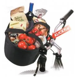 Brašna KLICKfix Shopper Comfort Mini - na řídítka, černá