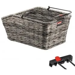 Koš KLICKfix Structura GT - na nosič, šedý, Racktime