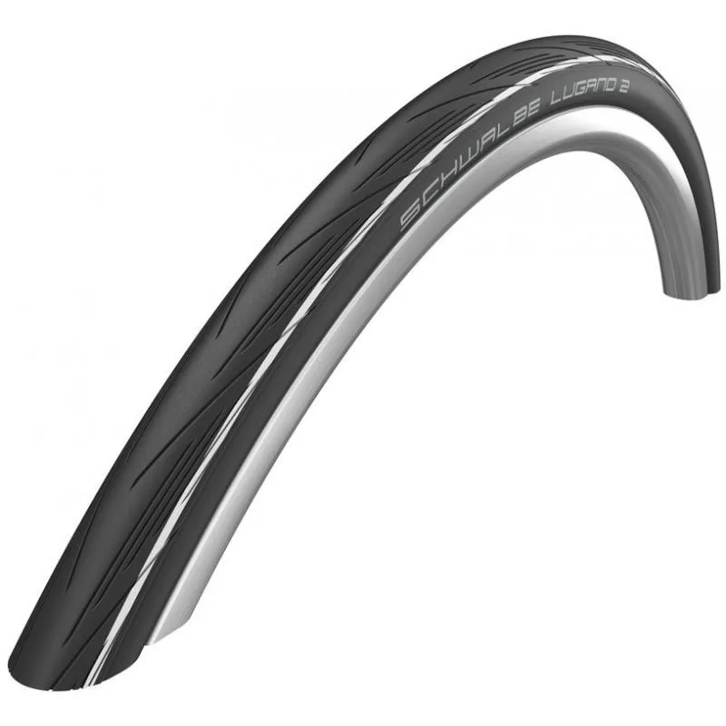Plášť Schwalbe Lugano II 700x25c (25-622) HS471 - drát, černo-bílá