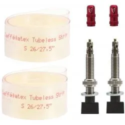 Effetto Mariposa CaffeLatex Strip 26/27,5 - velikost S (25 mm) 16-20 mm, bezdušová sada pásek a ventilků