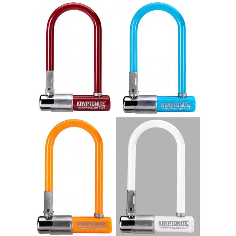 Zámek Kryptonite kryptolok Mini-7 Color - 82x178mm, modrý