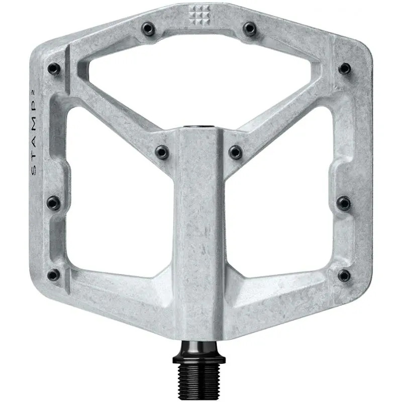 Pedály Crankbrothers Stamp 2 Small - pro 37-43 EU, syrově stříbrná
