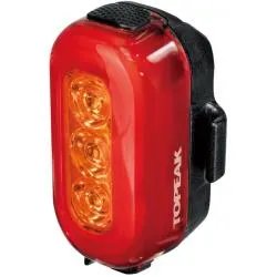 Světlo Topeak Tailux 100 USB - zadní, integrovaný akumulátor 700 mAh, červená-žlutá