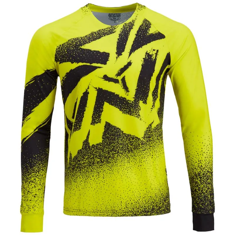 Dres Silvini Cortino Enduro - pánské, dlouhý, žlutá neon- černá
