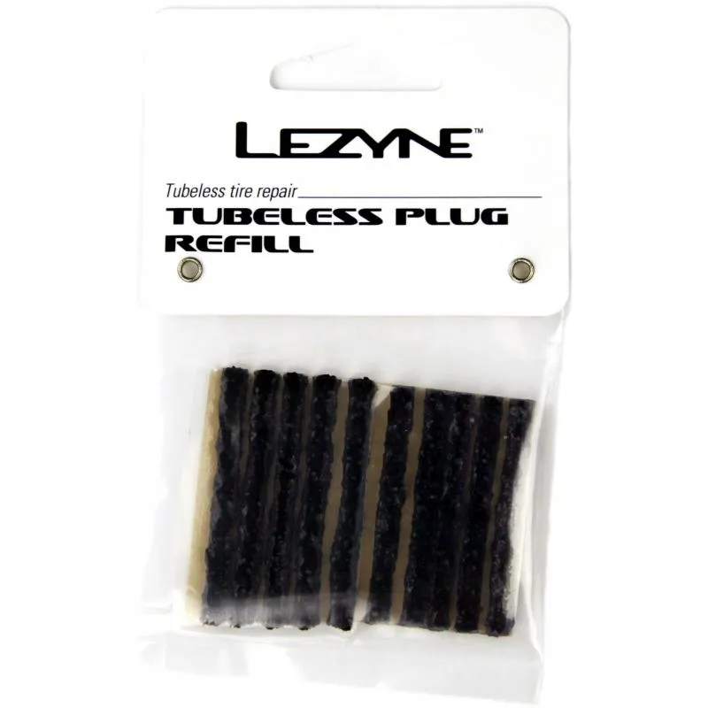 Lezyne Tubeless Plug Refill - sada 20 knotů pro opravu defektu u bezdušových plášťů