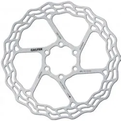 Kotouč Galfer DB102W Fixed Wave - 160 mm, brzdový, 6 děr, stříbrná