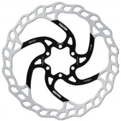 Kotouč Galfer DB003W Fixed Wave - 180 mm, brzdový, 6 děr, stříbrno-černá