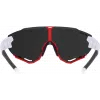 Brýle FORCE CREED - černá zrcadlová skla, bílo-červené - 4