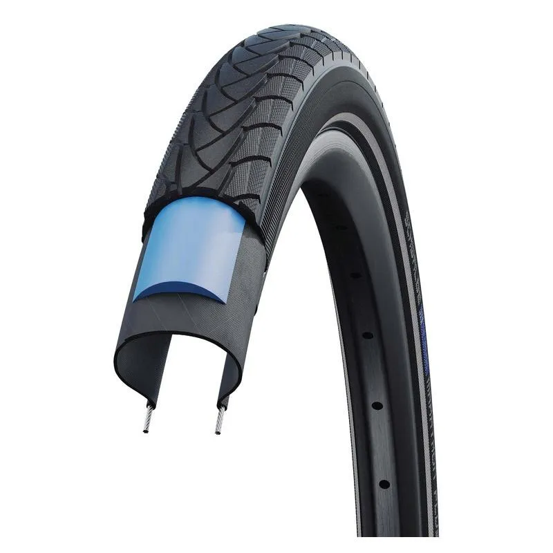Plášť Schwalbe Marathon E-Plus 28x1,50 (40-622) HS498 Addix E Smart DualGuard - drát, černá reflex