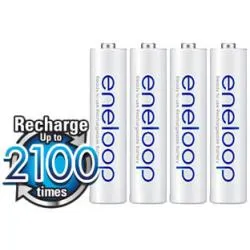 Baterie Panasonic Eneloop AAA NiMH 750mAh (BK-4MCC-4) - nabijecí, sada 4 ks