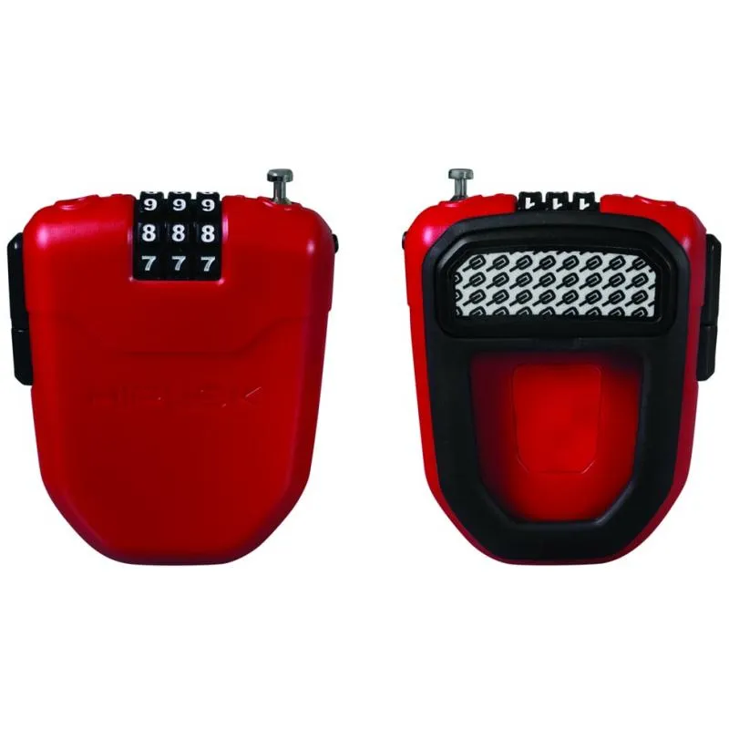 Zámek Hiplok Fx - červený (FX1RD)