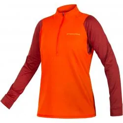 Dres Endura SingleTrack Fleece E9183 - dámské, dlouhý, papriková