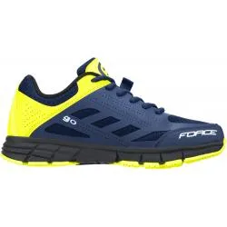 Boty Force GO - modrá-žlutá fluo