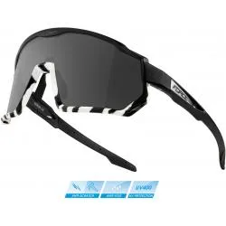Brýle Force Drift - černé kontrastní sklo, černá-zebra
