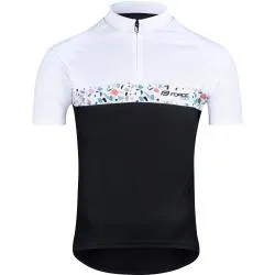 Dres Force Rock - pánské, krátký, černá-bílá