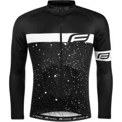 Dres Force Spray - pánské, dlouhý, černá-bílá