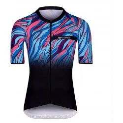 Dres Force Life - pánské, krátký, černá-modrá-růžová