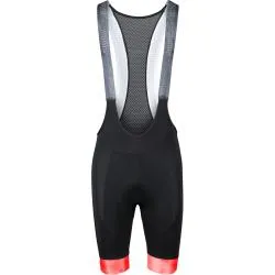 Kraťasy Force Stripe - pánské, elastické, lacl, s vložkou, černá-červená