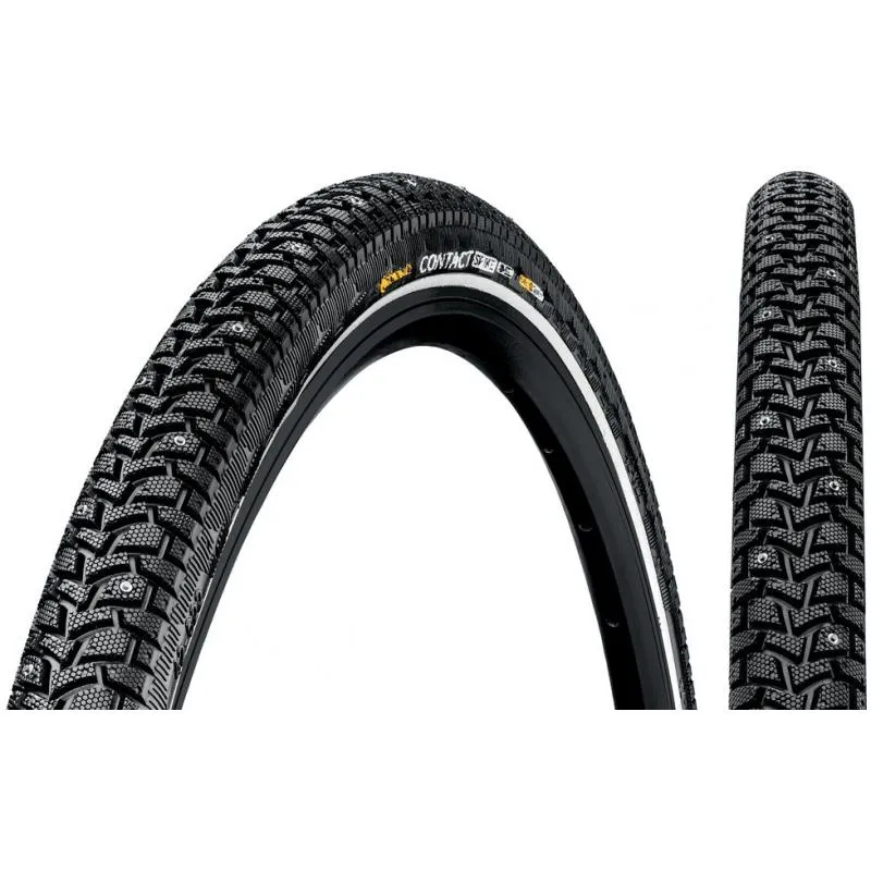 Plášť Continental Contact Spike 28x1 3/8x1 5/8 (37-622) - 120 hrotů, černá, reflex