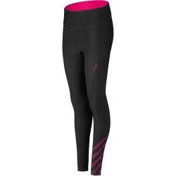 Kalhoty Etape Rebecca 2.0 - dámské, elastické, pas, černo-růžová