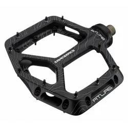 Pedály Race Face Atlas 22 - hliníková platforma 114x101 mm, černá