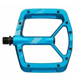 Pedály Race Face Aeffect R - hliníková platforma 110x115 mm, modrá