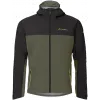 Bunda Vaude Moab Rain - pánská, s kapucí, khaki - 1