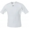 Triko Gore M Windstopper Base Layer - pánské, krátké, světlě šedá-bílá - 1