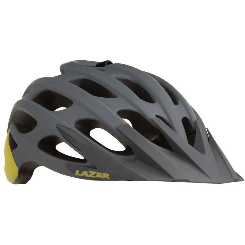 Přilba Lazer Magma Plus - šedá-žlutá mat