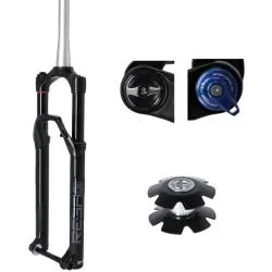 Vidlice RockShox Reba RL 100 mm - 100/15 mm, 28,6 mm kónický, ovládání z vidlice, černá lesk (26)