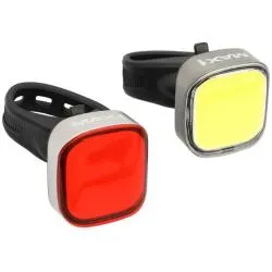 Světla Max1 Sirius USB - sada, přední 70 lm a zadní 25 lm, baterie 3,7 V Li-polymer 300 mAh