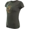 Triko Sensor Merino Air Fox - dámské, krátký, olivová zelená - 1