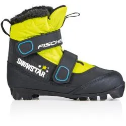 Boty Fischer SnowStar 24/25 - černá-žlutá