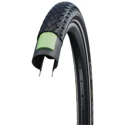 Plášť Schwalbe Green Marathon 28x2,00 (50-622) HS620 Performance Addix Eco GreenGuard E-50 - drát, černá, reflex