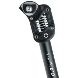 Sedlovka bySchulz G.2 ST - odpružená, 350/27,2 mm, pružina extra tvrdá 125-150 kg, černá