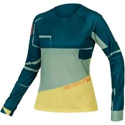 Dres Endura MT500 Print Tee LTD E6219 - dámské, dlouhý, tmavě šedozelená