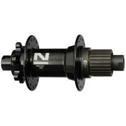 Náboj Novatec D442SB-B12-S4S-MS - zadní MicroSpline 148/12 mm, 32 děr, 6 děr, černá (N-logo)