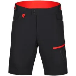 Kraťasy Etape Freedom 3.0 - pánské, volné, s vložkou, černá-červená