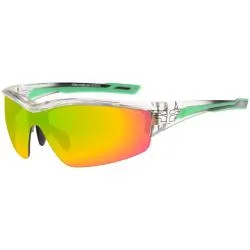 Brýle R2 Wheeller - čirá-zelená mat, skla zelený chrom