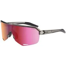 Brýle R2 Fluke - šedá krystalická lesk, skla černo-červený chrom