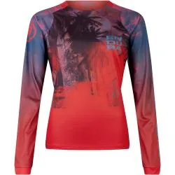 Dres Endura Tropical Tee LTD E6233 - dámské, dlouhý, granátové jablko