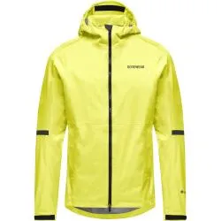 Bunda Gore Lupra 2.0 Gore-Tex - pánské, s kapucí, žlutá lime