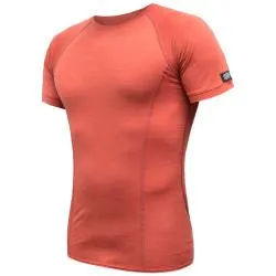 Triko Sensor Merino Active - pánské, krátký, terracotta