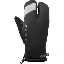 Rukavice Shimano Infinium Primaloft 2x2 - zimní, dlouhé, černá