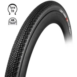 Plášť Tufo Gravel Thundero HD 700x48c (48-622) Tubeless Ready - skládací, černá