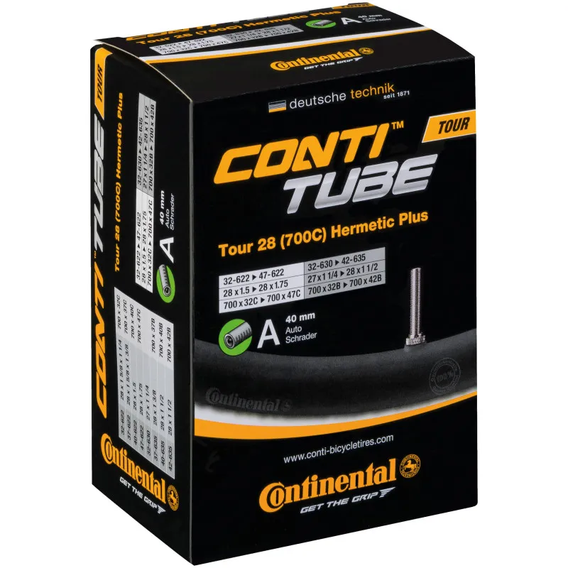 Duše Continental Tour 28 Hermetic Plus 700x32/47c (32/47-622, 32/42-635) - balená (AV 40)